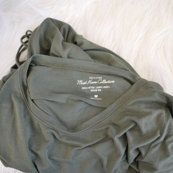 Hollister Soft Must Have Collection Side Tie Tee XS - Picture 4 of 4